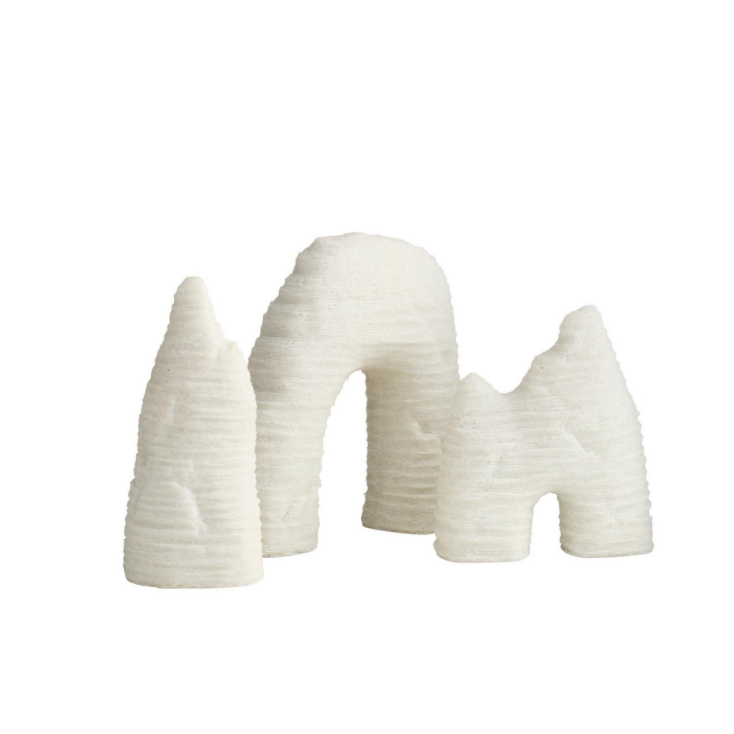 Isla Sculptures, Set of 3 in Ivory