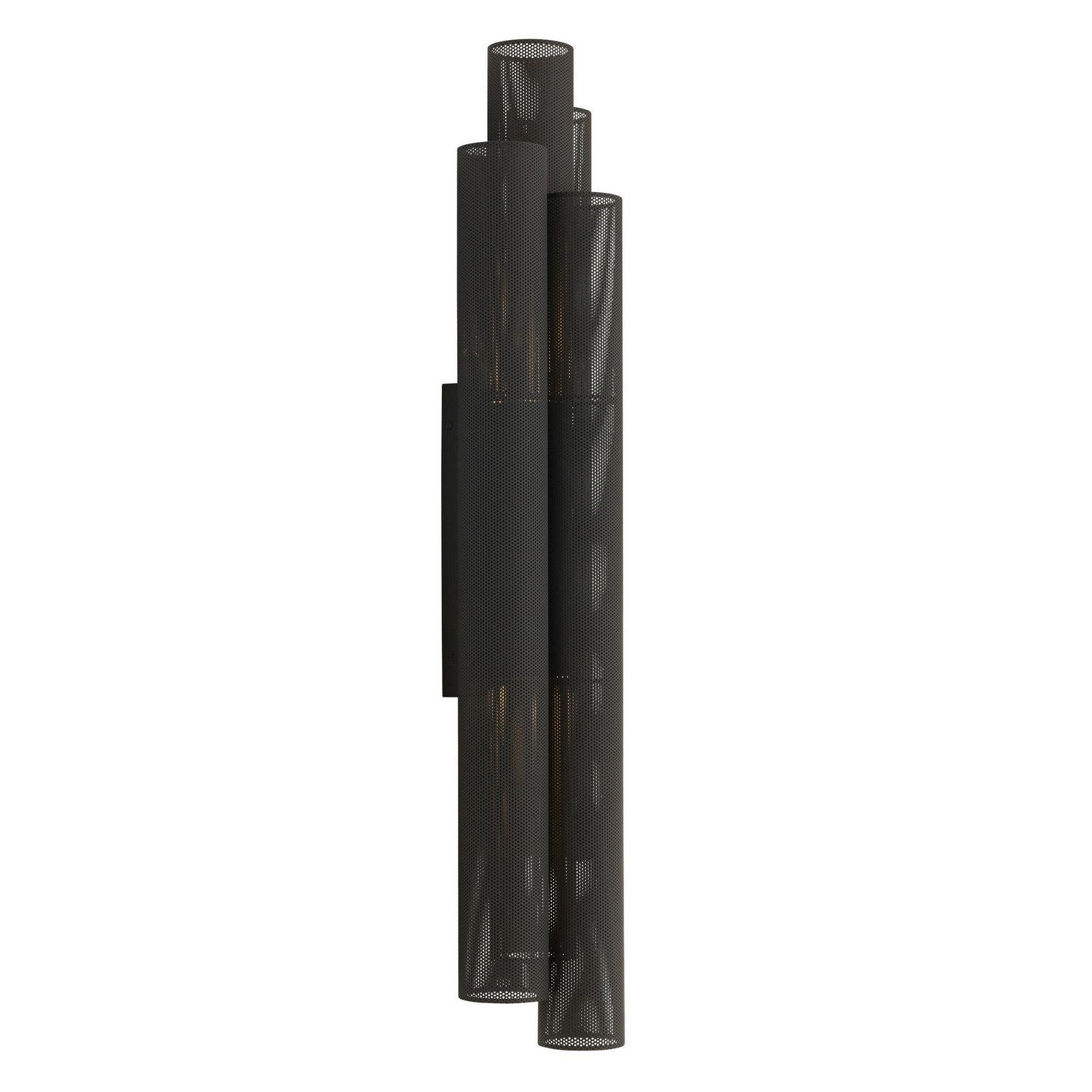 Punch Two Light Outdoor Wall Sconce in Marine Grade Matte Black