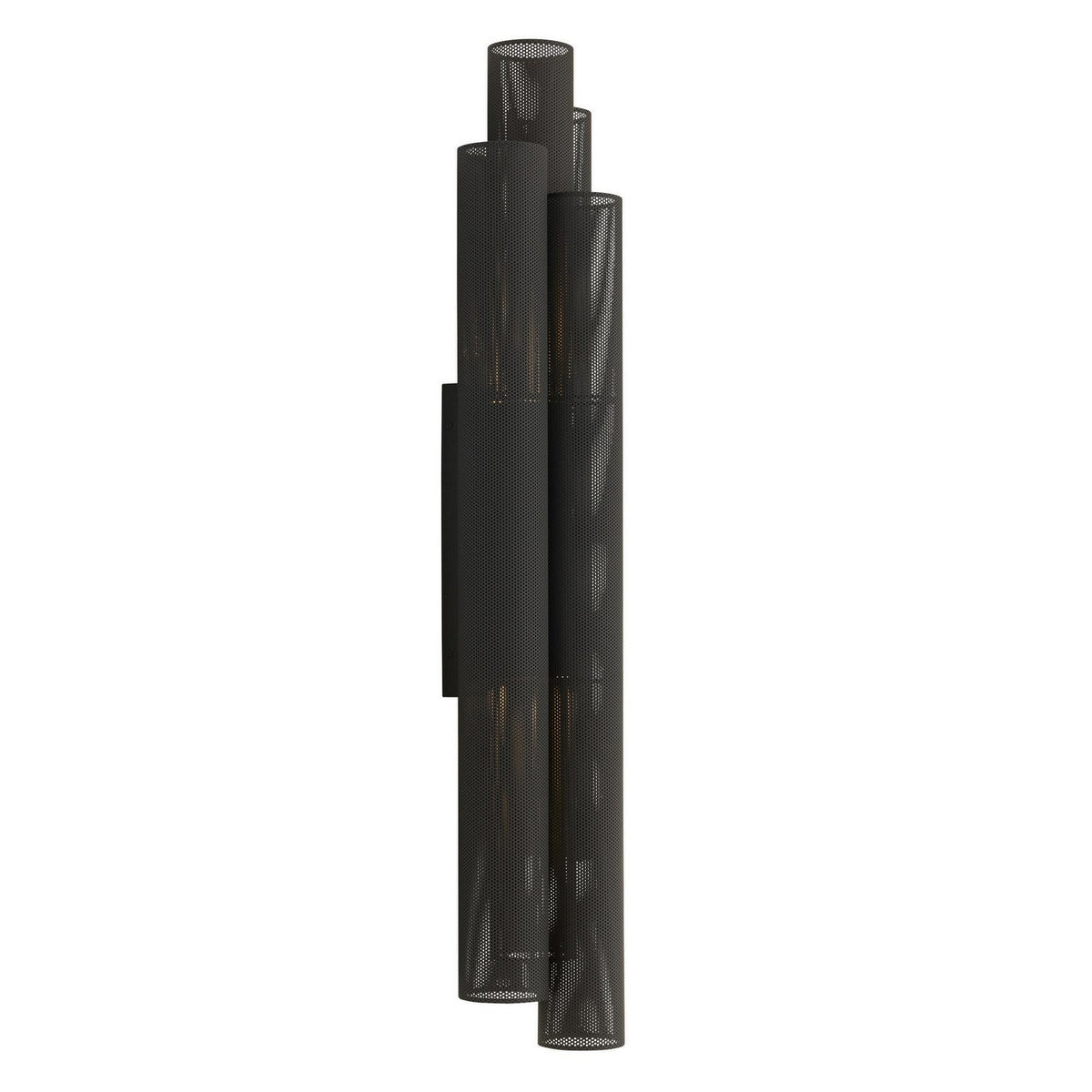 Punch Two Light Outdoor Wall Sconce in Marine Grade Matte Black
