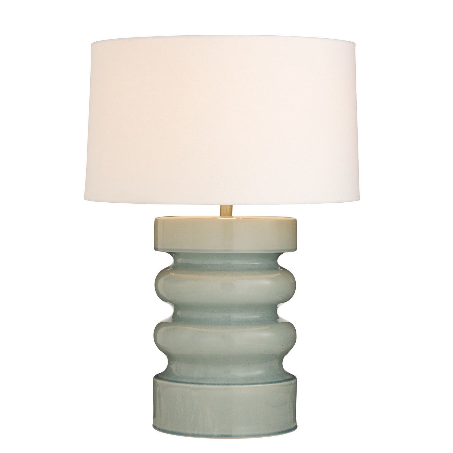 Katrina One Light Table Lamp in Celedon