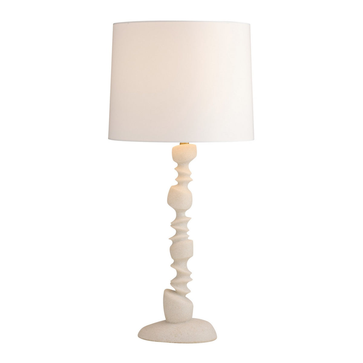 Lampe de table Cachemire à une lumière couleur ivoire
