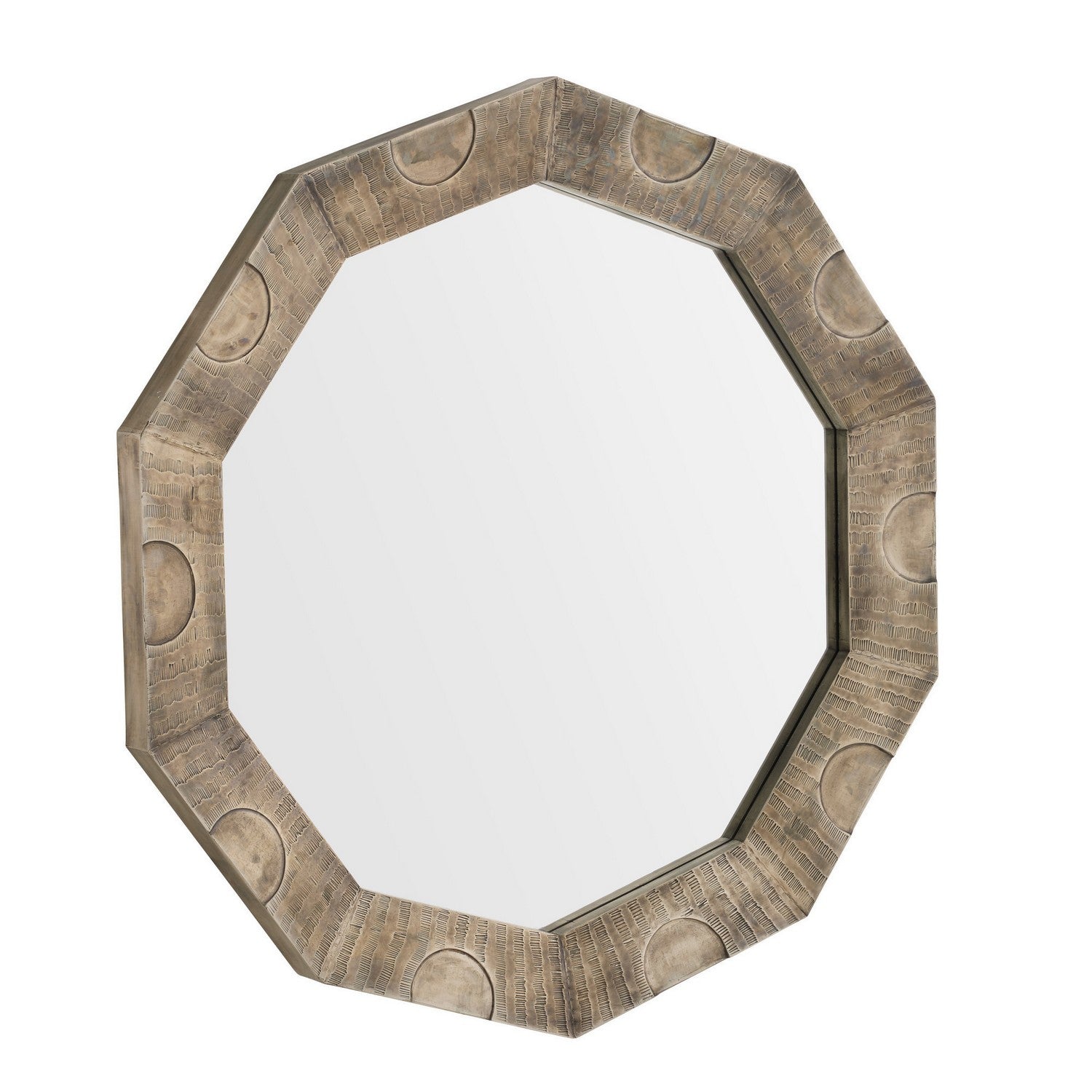 Kiernan Mirror in Burnished Silver
