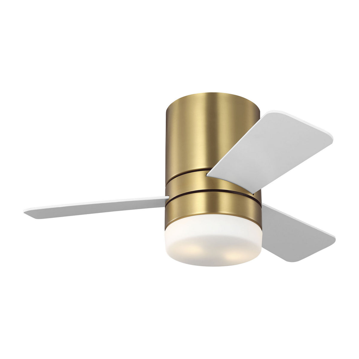 Era 32 Hugger LED 32"Ceiling Fan in Burnished Brass