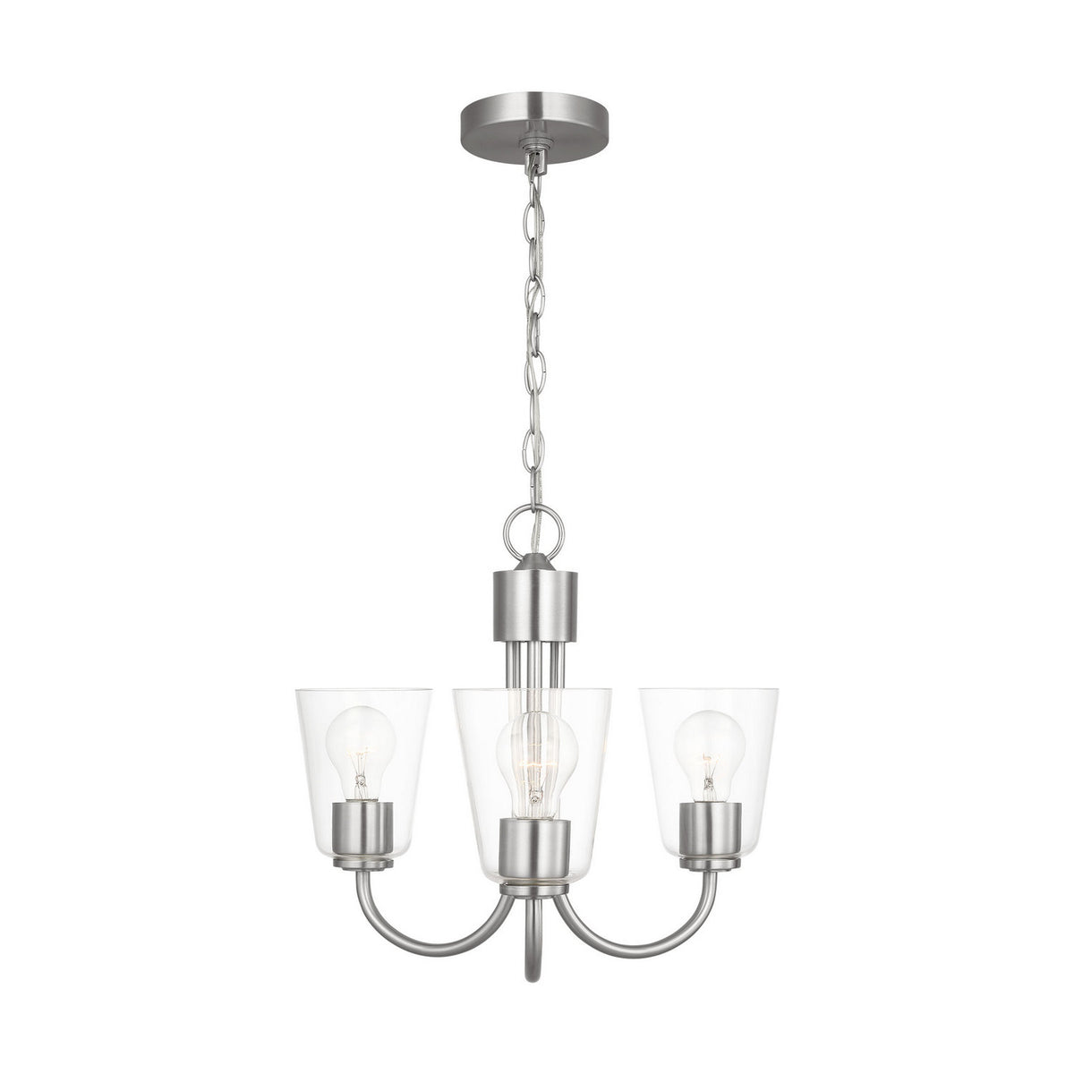 Miles Three Light Chandelier