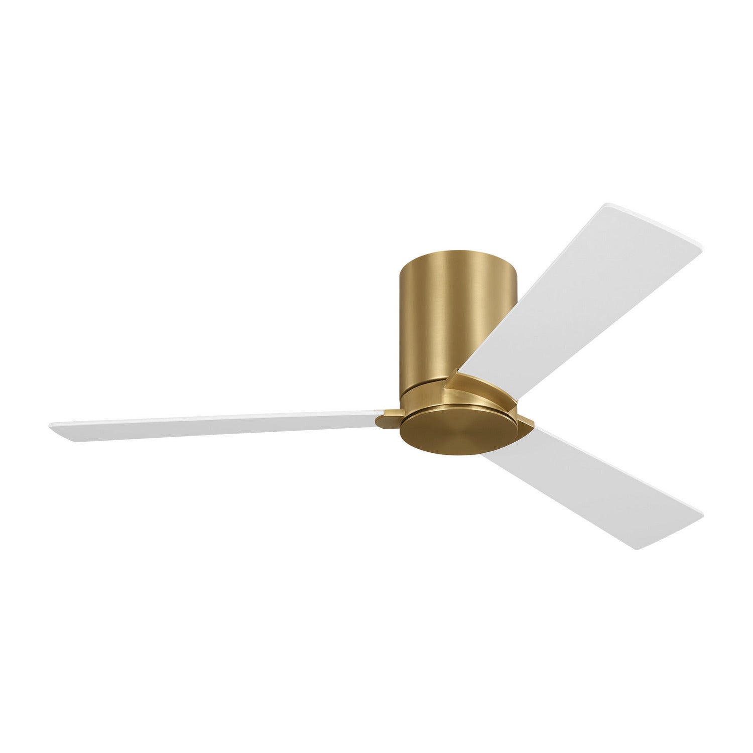 Rozzen 44 Hugger 44" Ceiling Fan in Burnished Brass