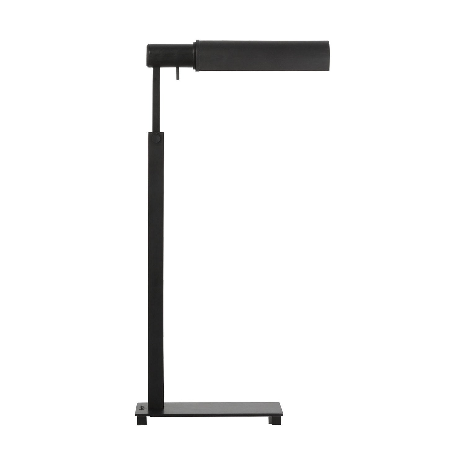 Leonard One Light Floor Lamp in Aged Iron