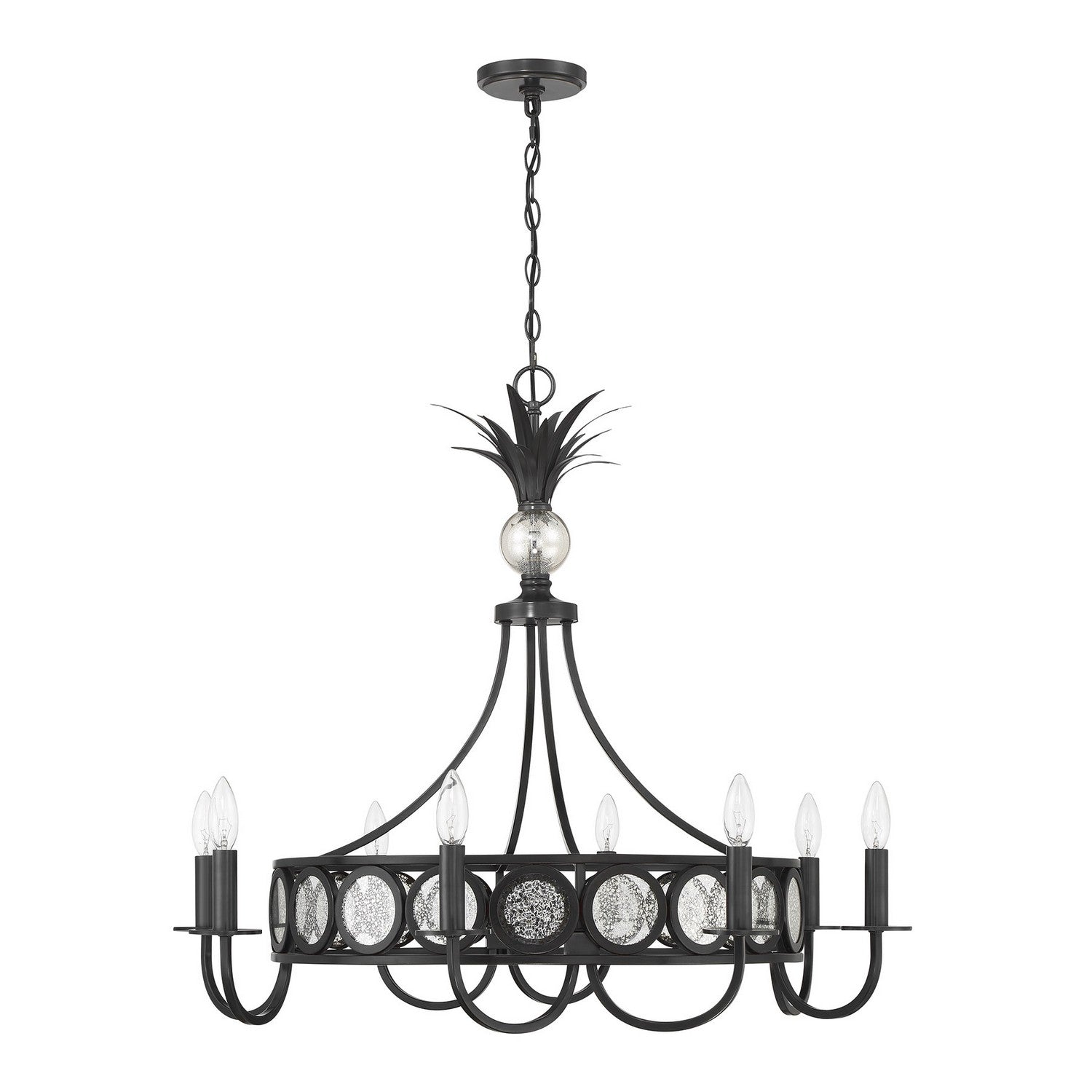 Lustre Hearst à huit lumières