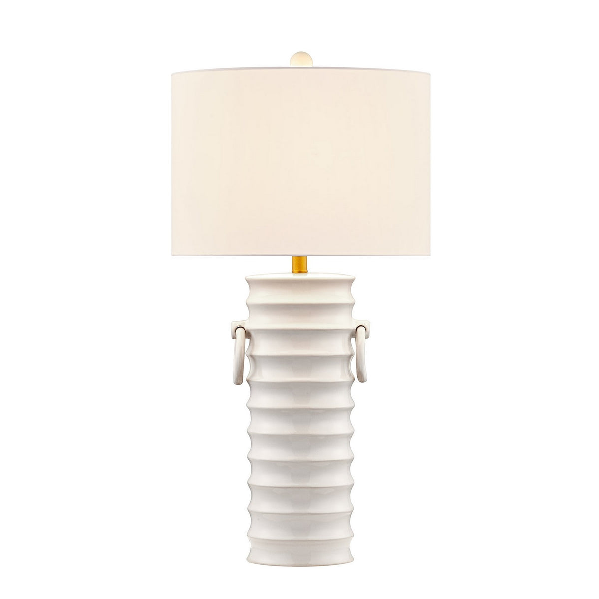 Cindy One Light Table Lamp in White