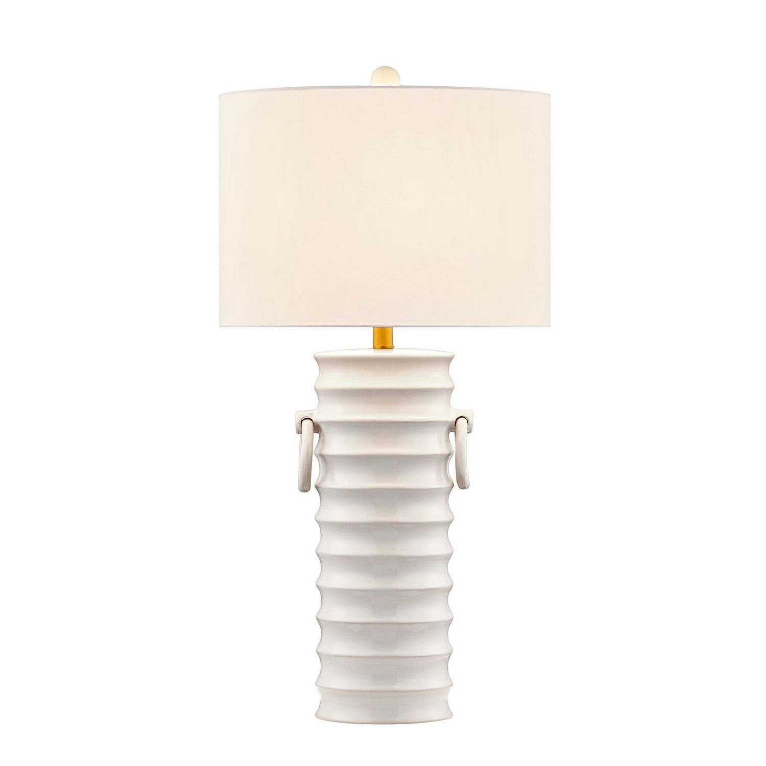 Lampe de table Cindy One Light en blanc