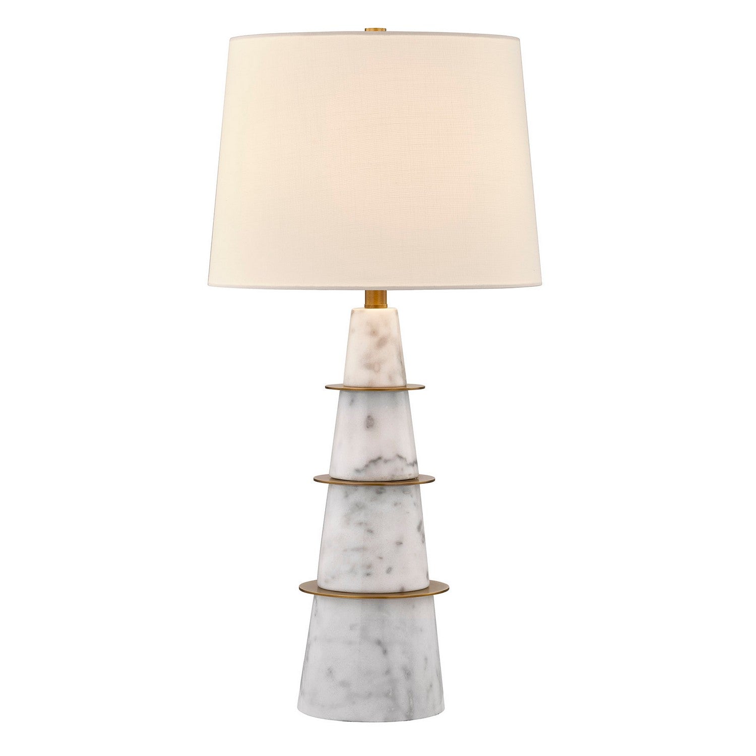Duffield One Light Table Lamp in White