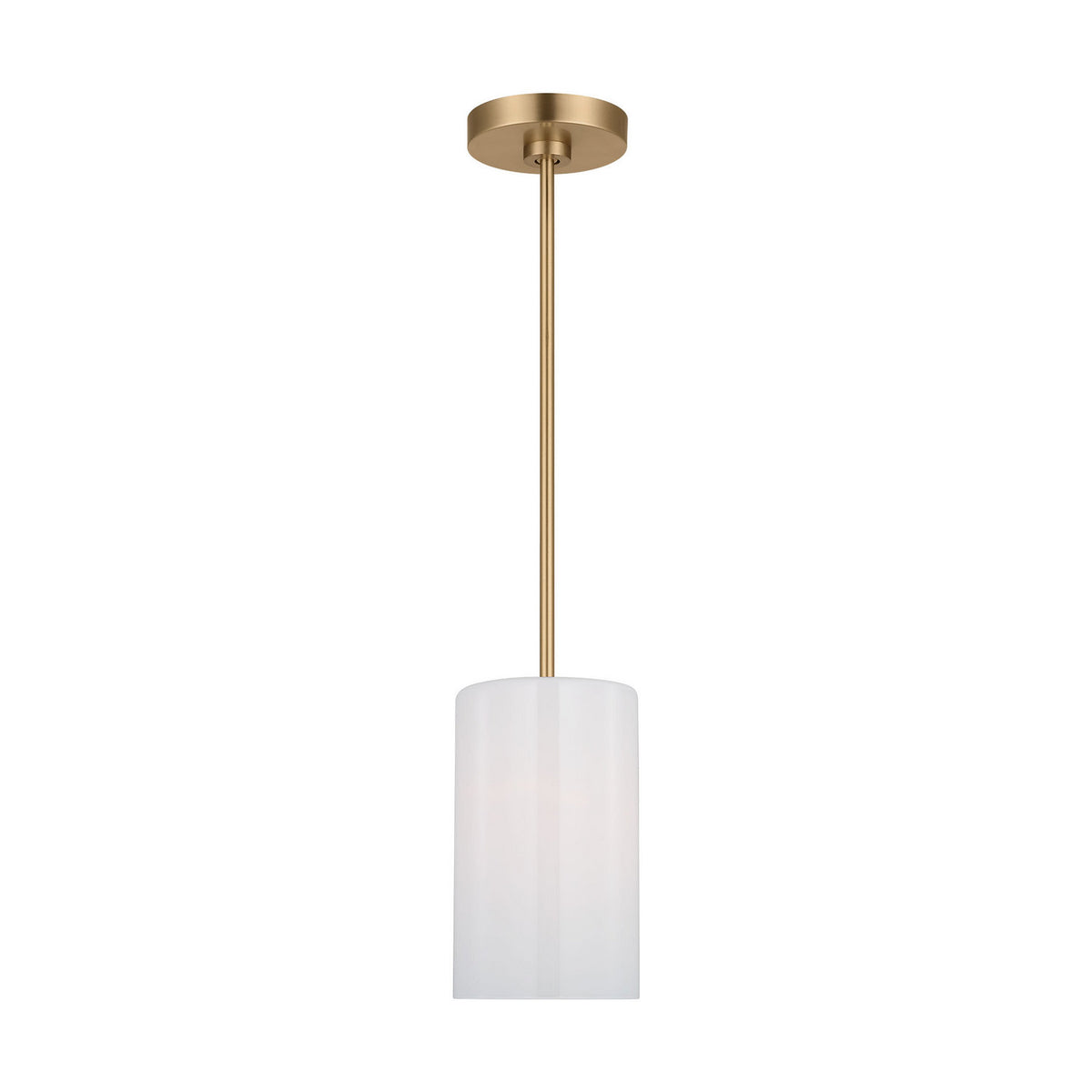 Rhett One Light Mini Pendant in Satin Brass