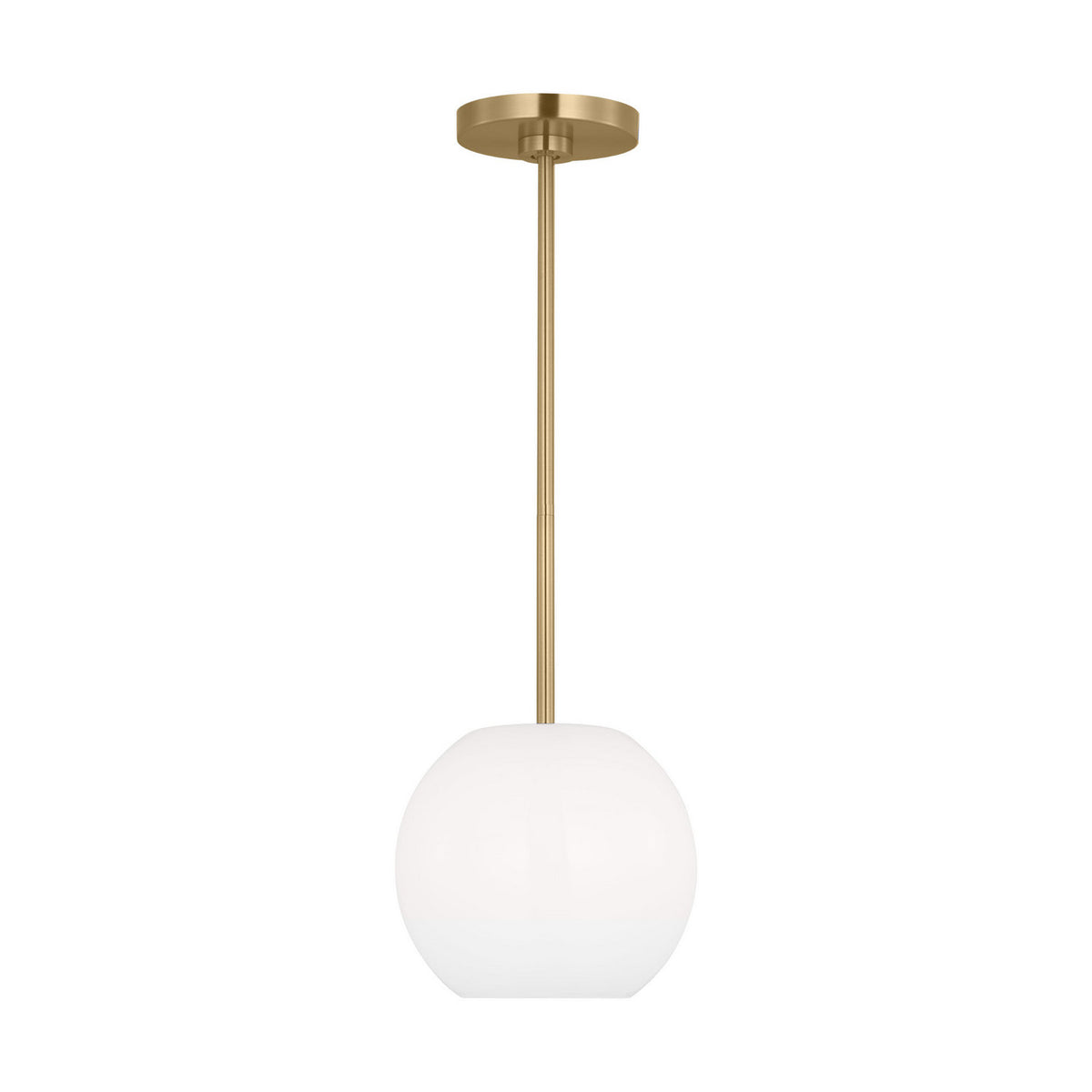 Rory One Light Mini Pendant in Satin Brass