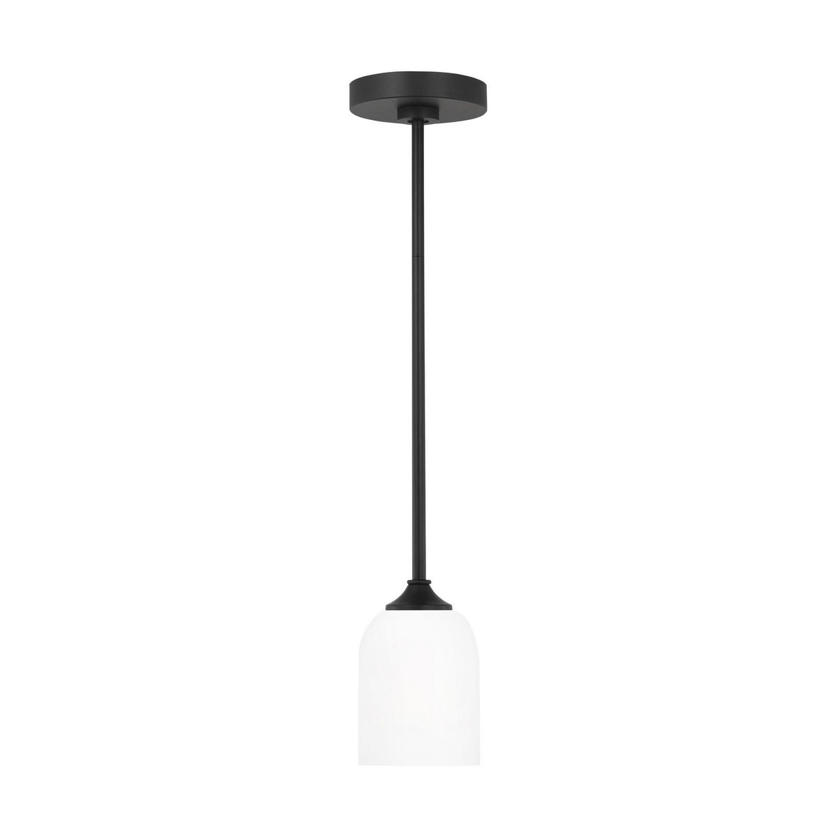 Emile One Light Mini Pendant in Midnight Black