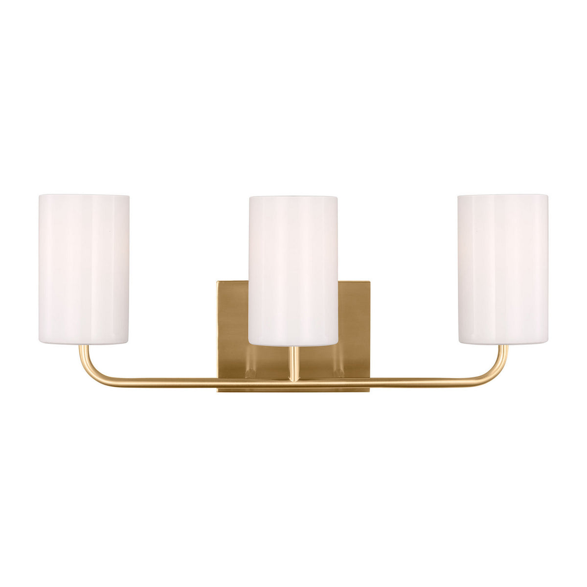 Rhett Three Light Vanity in Satin Brass