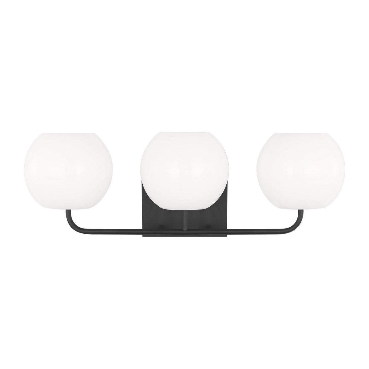 Rory Three Light Vanity in Midnight Black