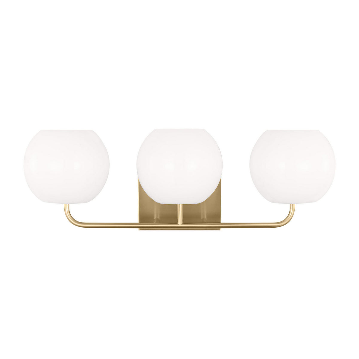 Rory Three Light Vanity in Satin Brass