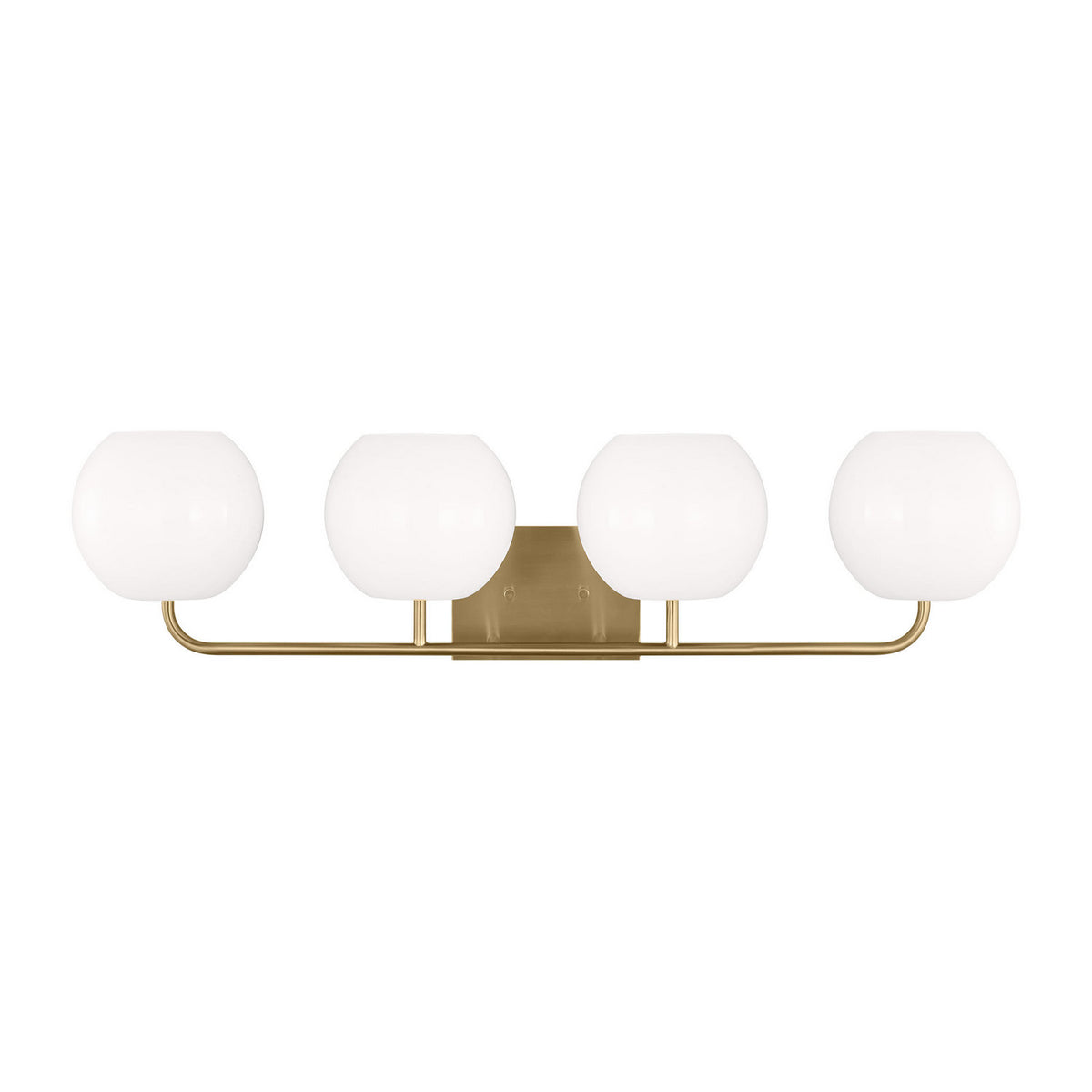 Rory Four Light Vanity in Satin Brass