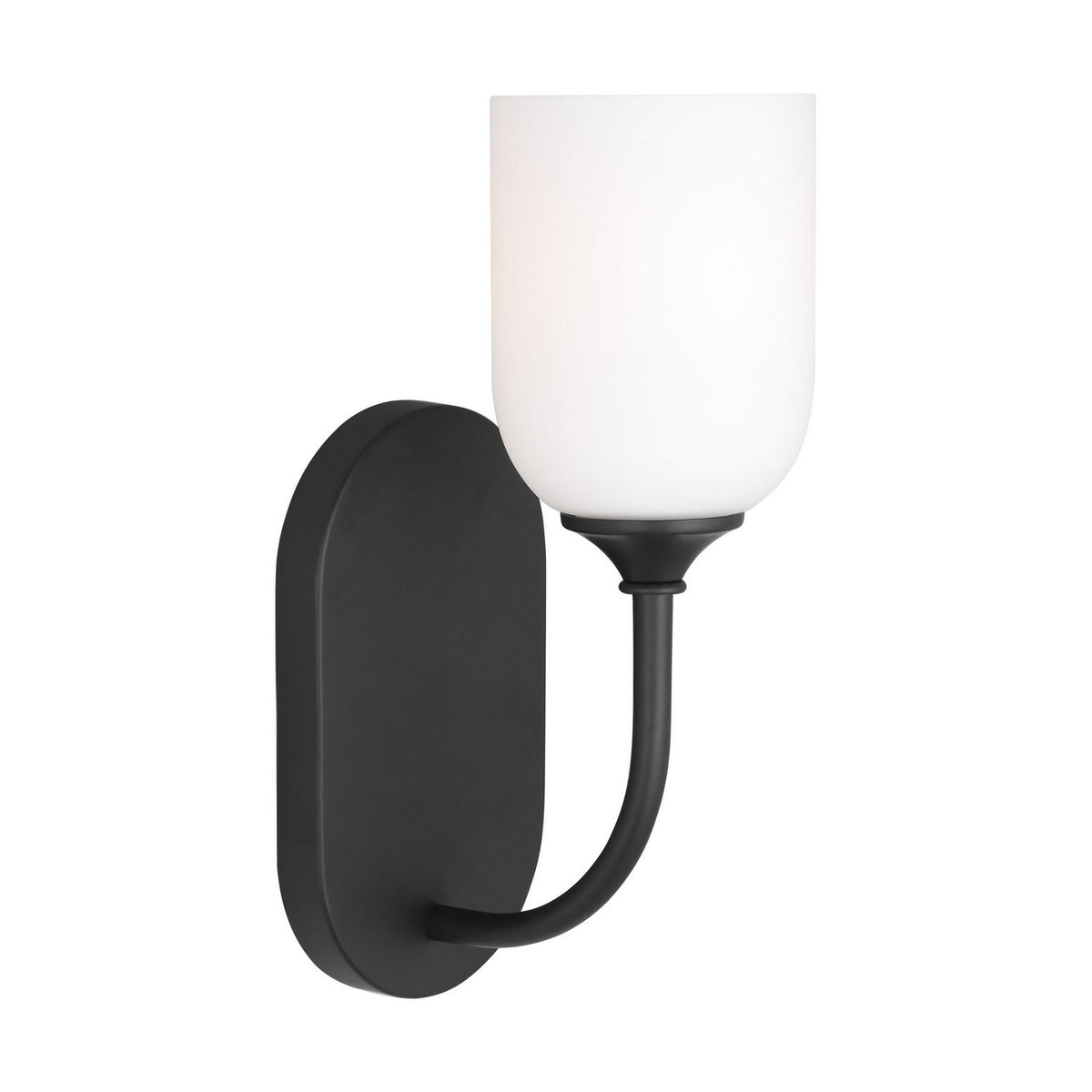 Emile One Light Vanity in Midnight Black