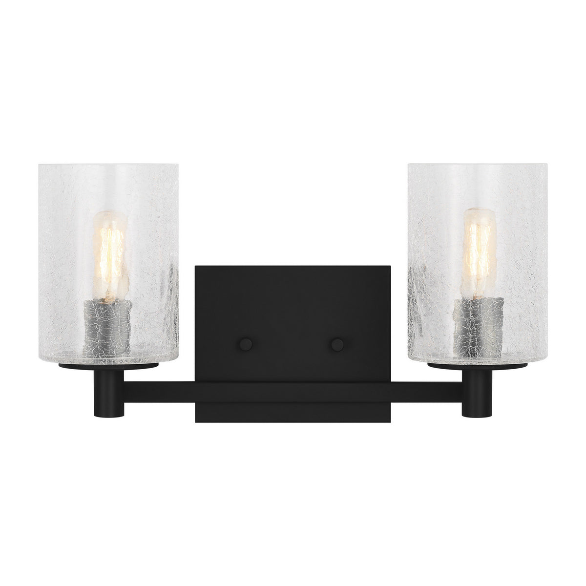 Parker Two Light Wall / Bath in Midnight Black