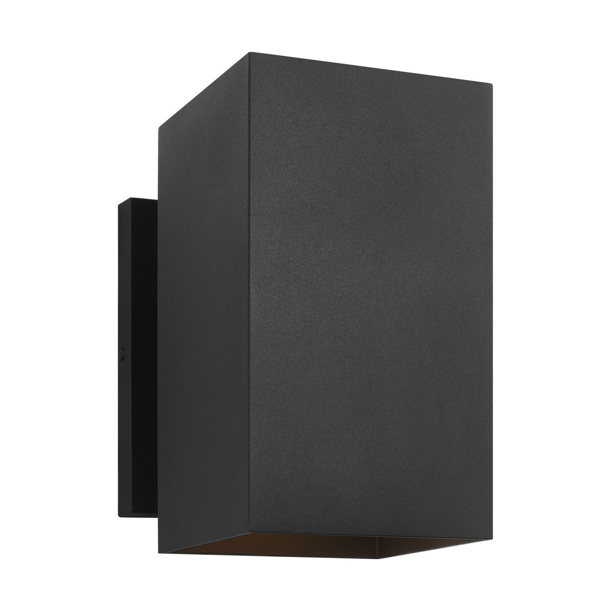 Pohl One Light Wall Lantern in Textured Black