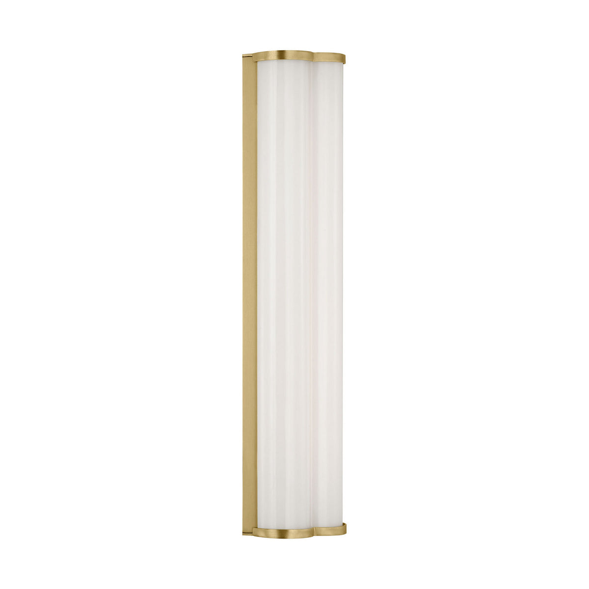 Freya LED Vanity in Burnished Brass
