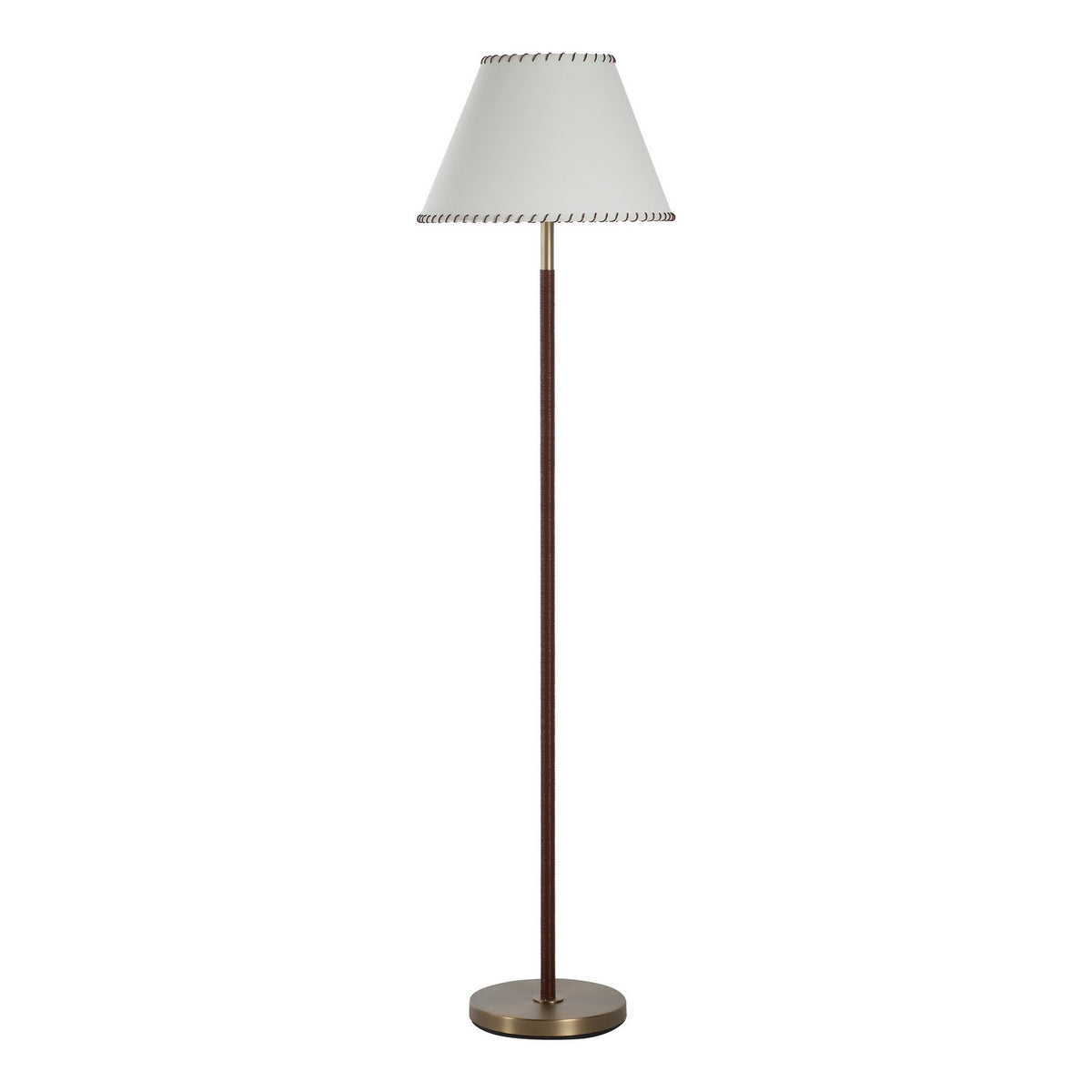 Elea Floor Lamp in Dark Antique Brushed Brass