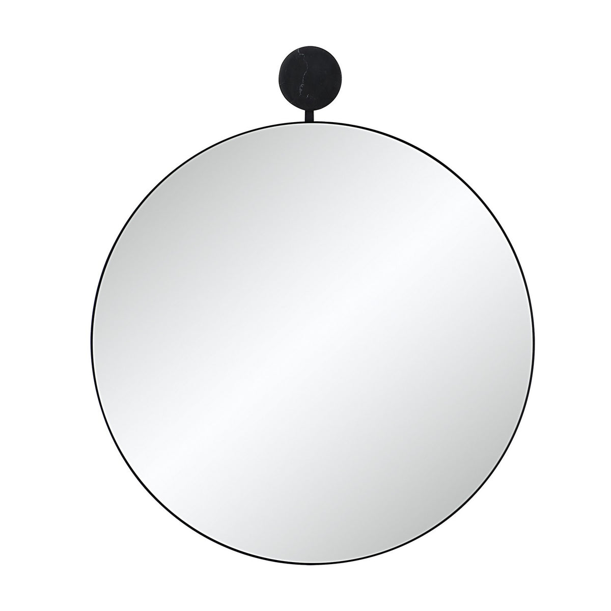 Miroir Adamas noir mat