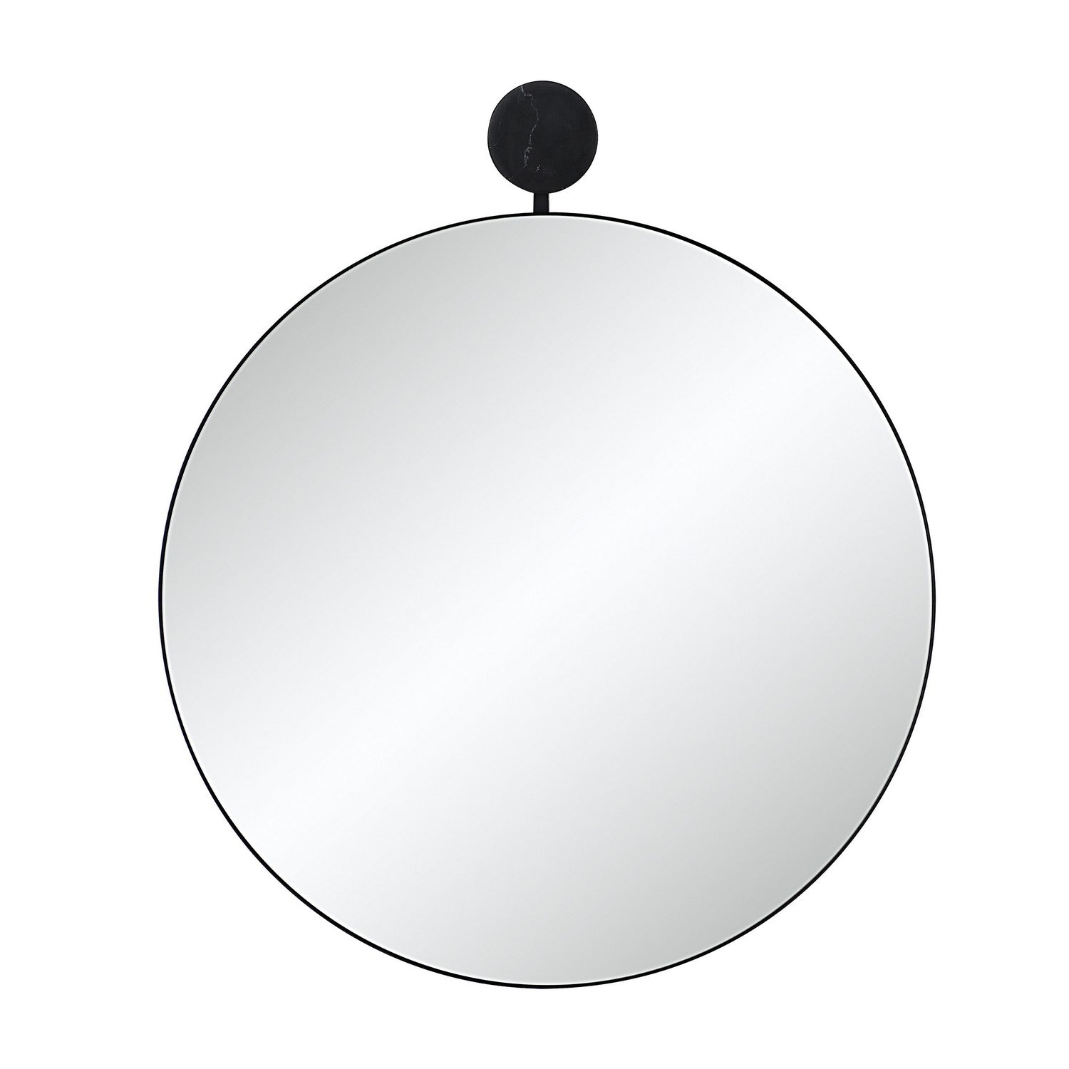 Adamas Mirror in Matte Black