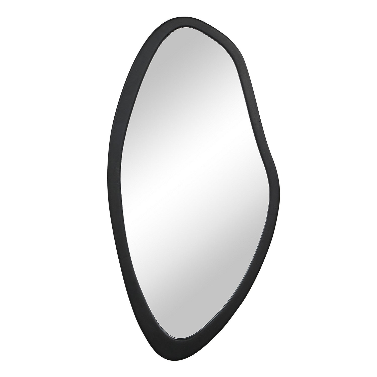 Trani Mirror in Matte Black