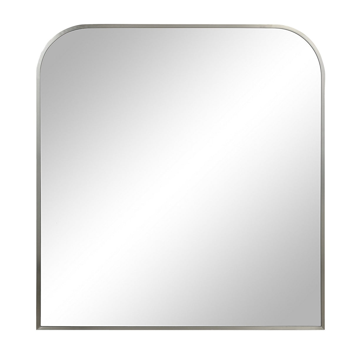 Salma Mirror in Brushed Nickel