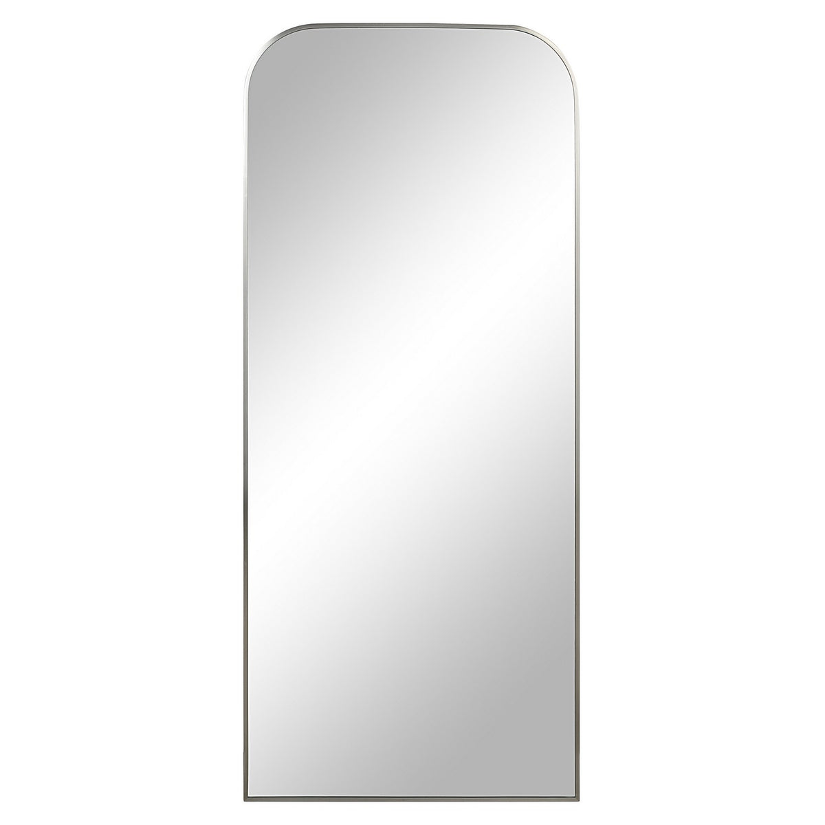 Samia Mirror in Brushed Nickel