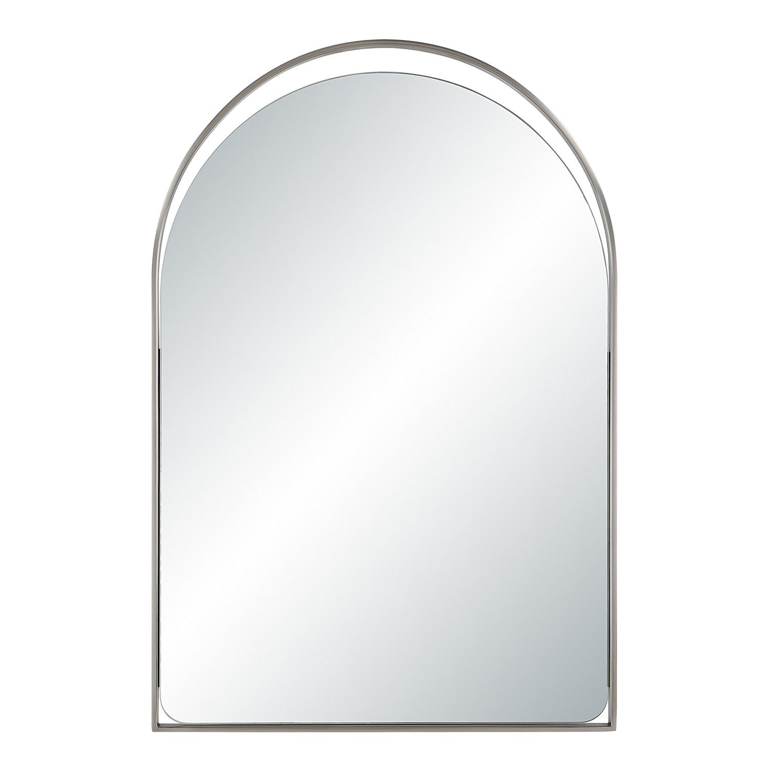 Mentha Mirror in Antique Nickel