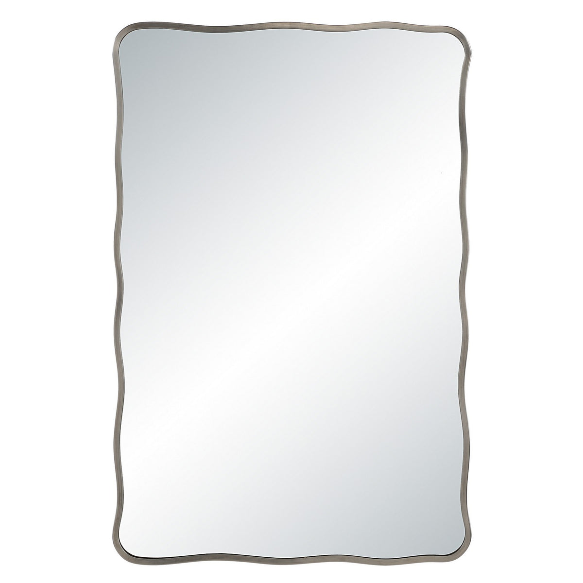 Balsa Mirror in Antique Nickel