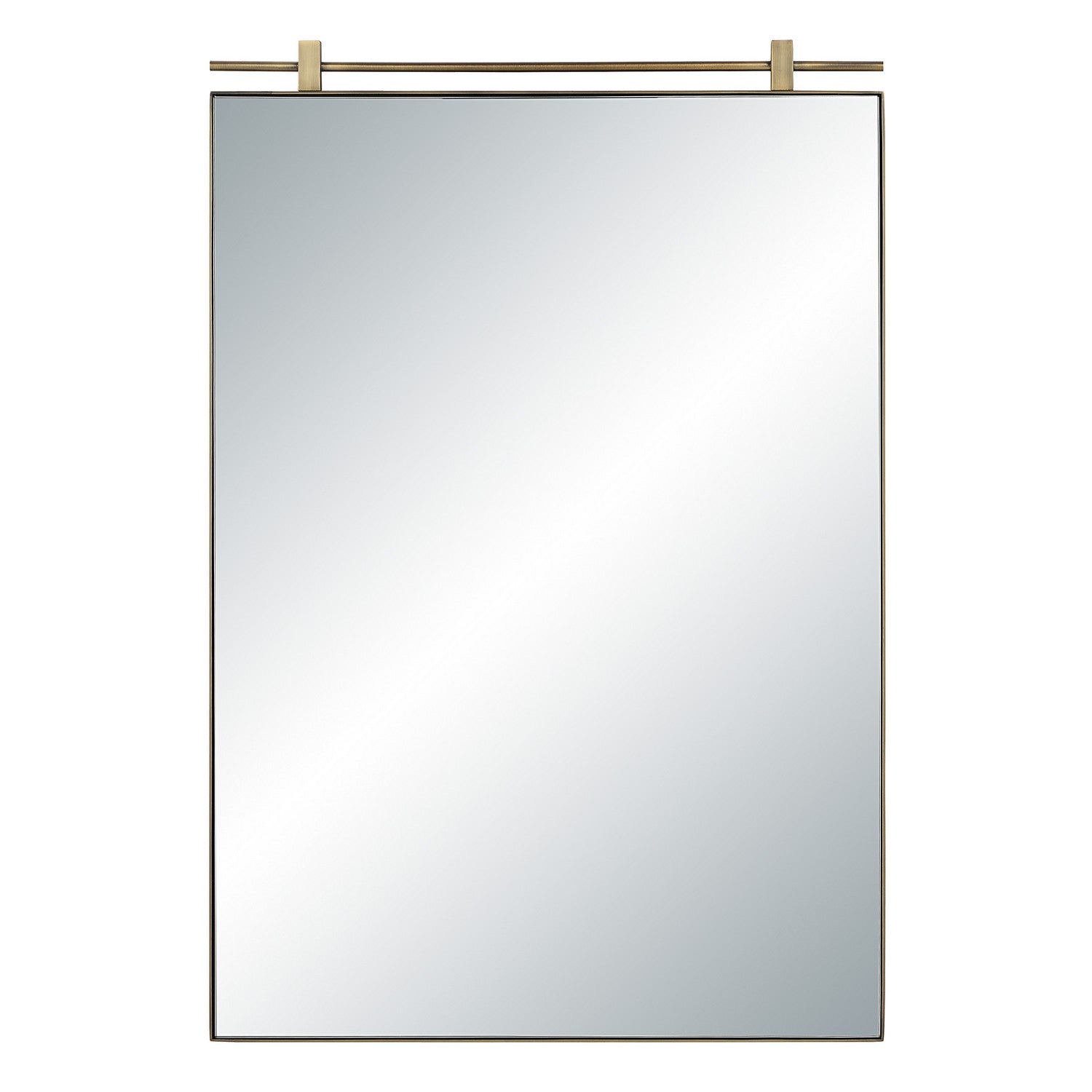 Neem Mirror in Dark Antique Brushed Brass
