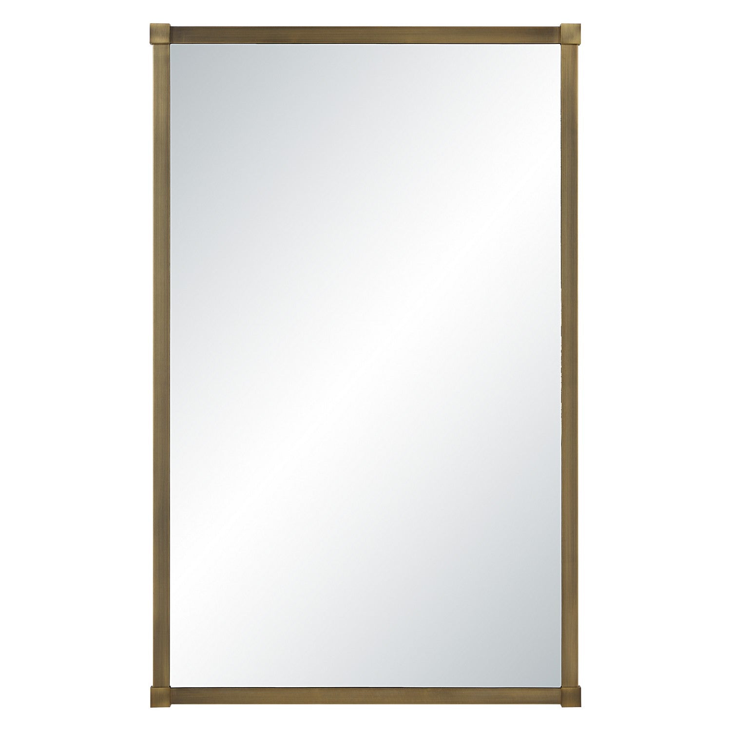 Khaya Mirror in Dark Antique Brushed Brass