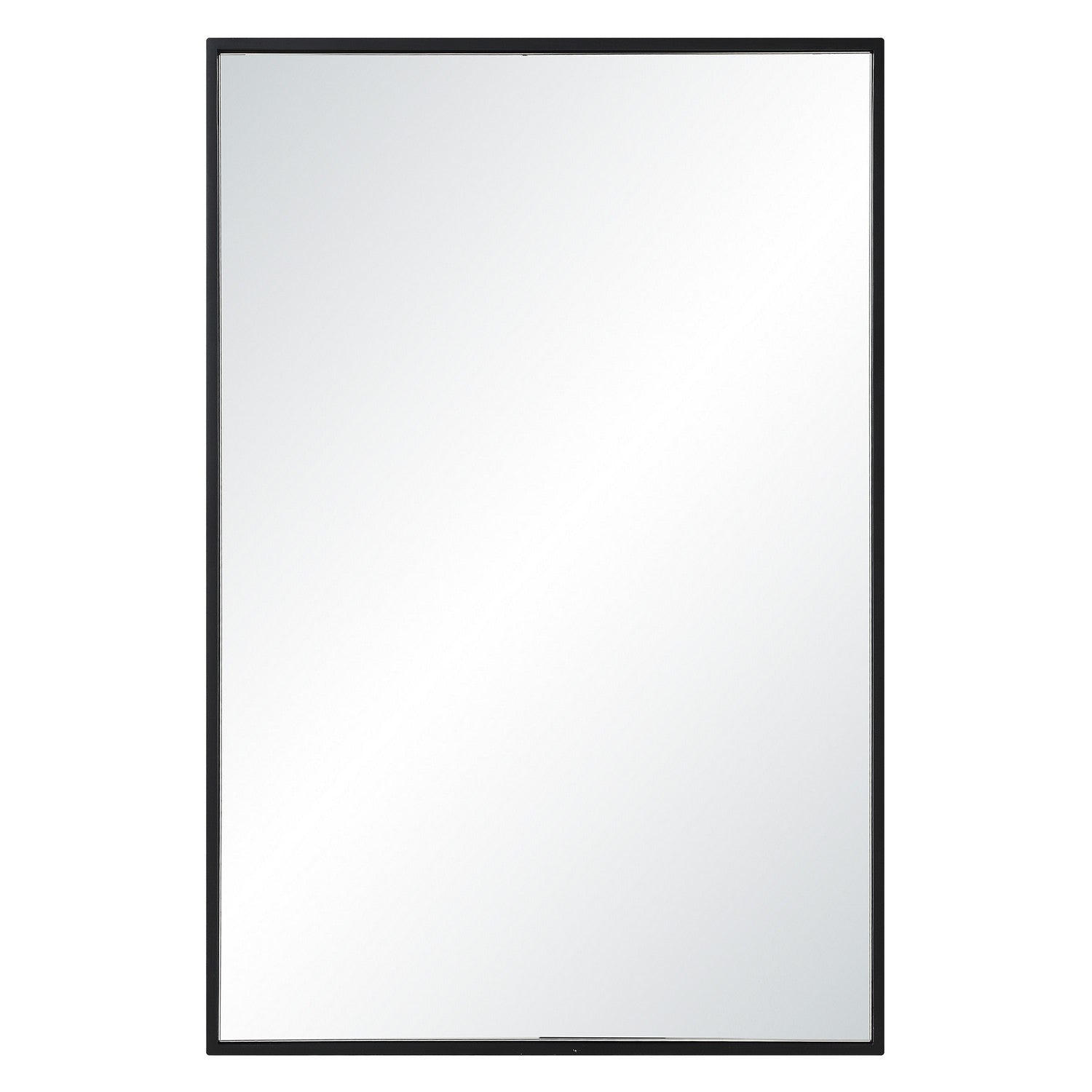 Agata Mirror in Matte Black