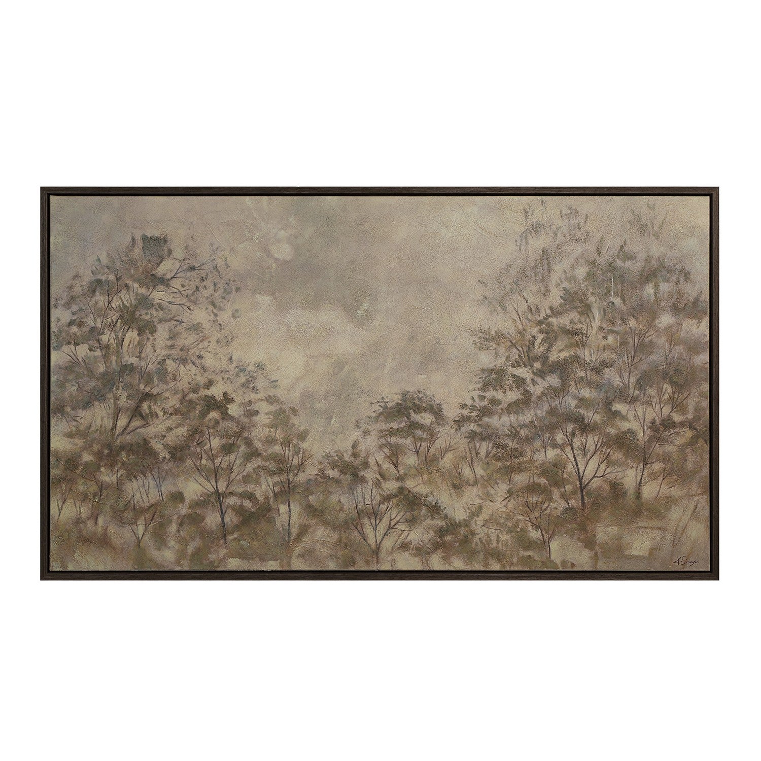 Toulouse Canvas Art in Dark Brown
