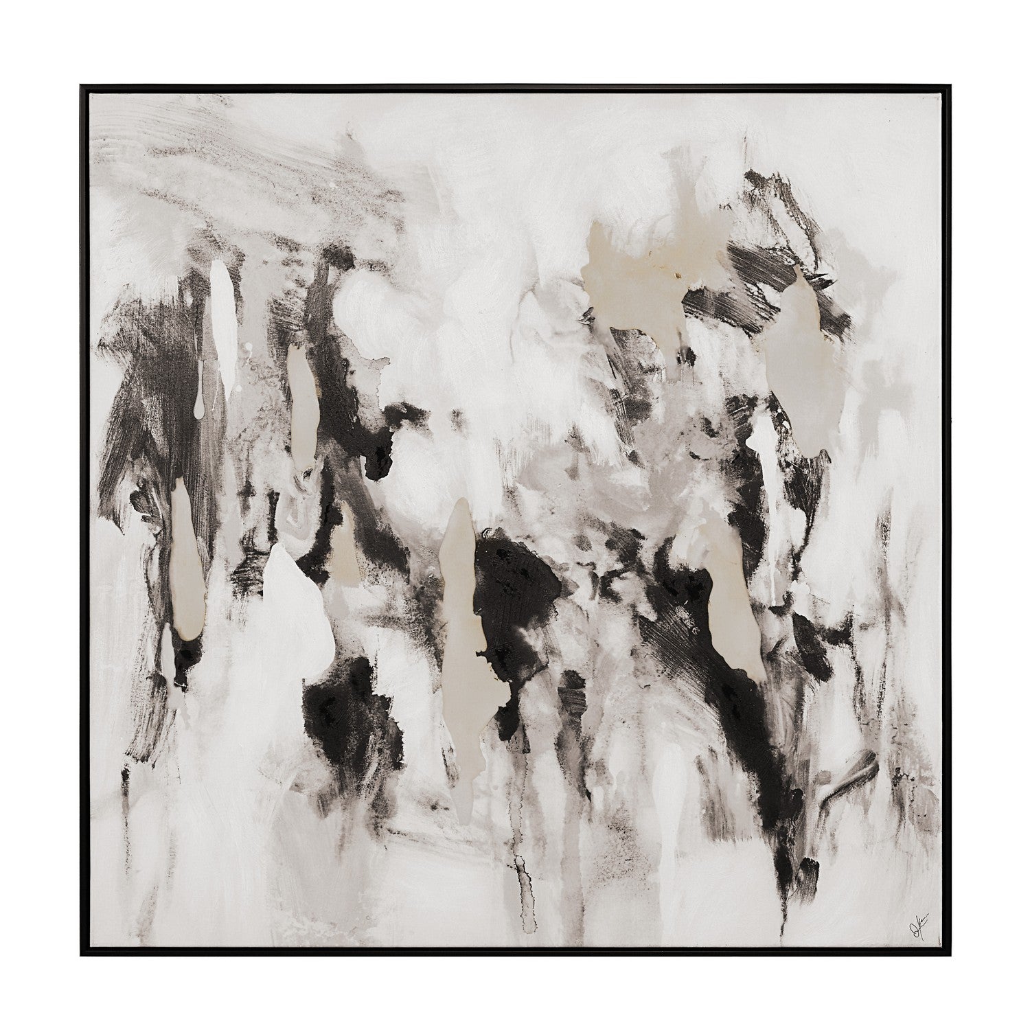 Celba Canvas Art in Black
