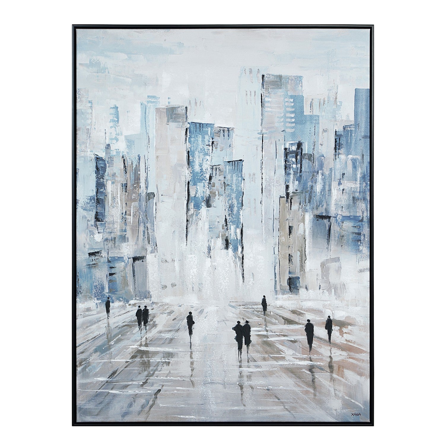 Lyle Canvas Art in Black