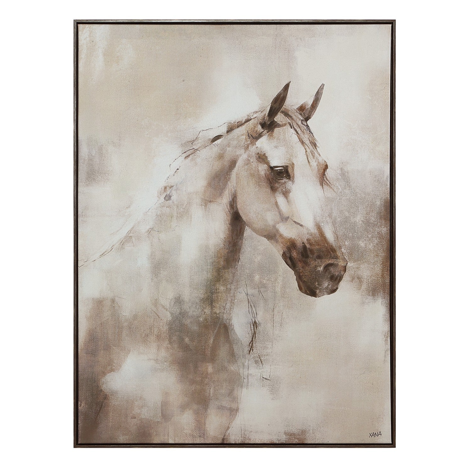 Jaxon Canvas Art in Grey Wood