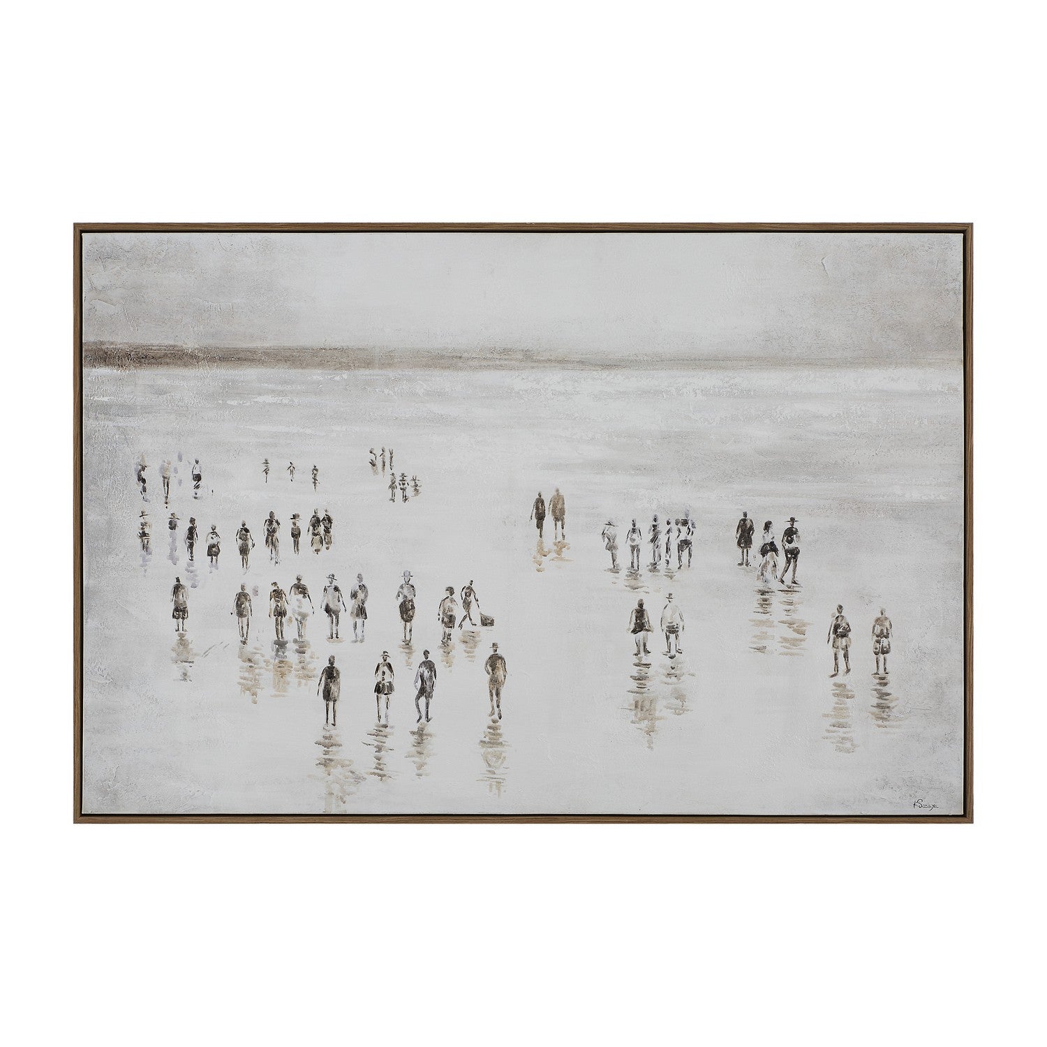 Toile Lagoa en noyer moyen