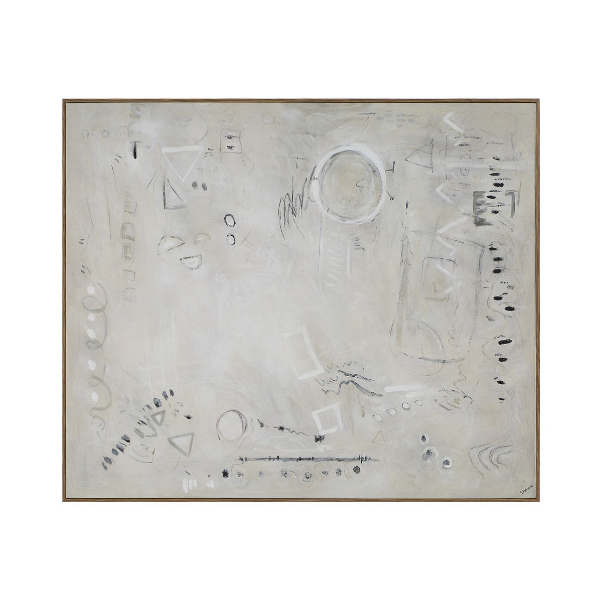 Tableau en toile Reims en noyer moyen