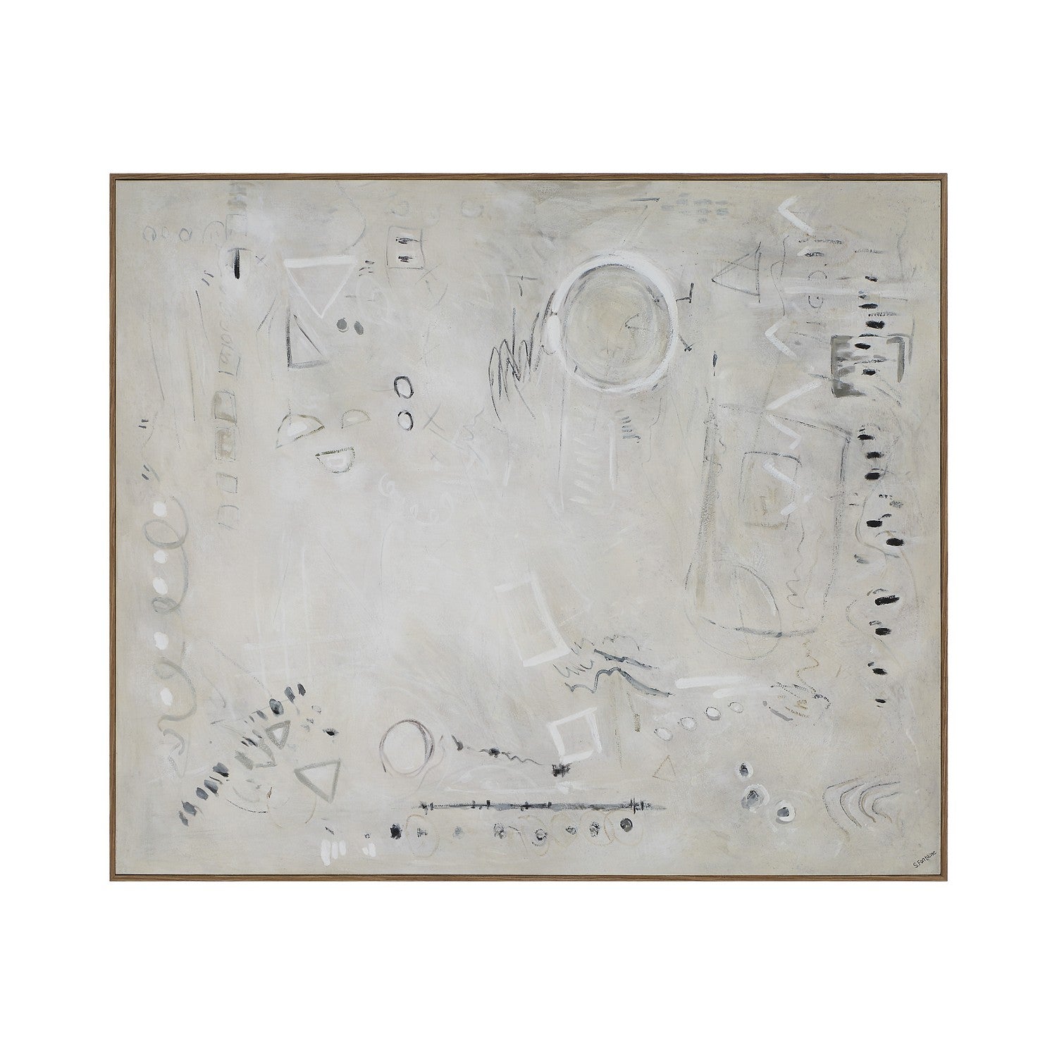 Tableau en toile Reims en noyer moyen
