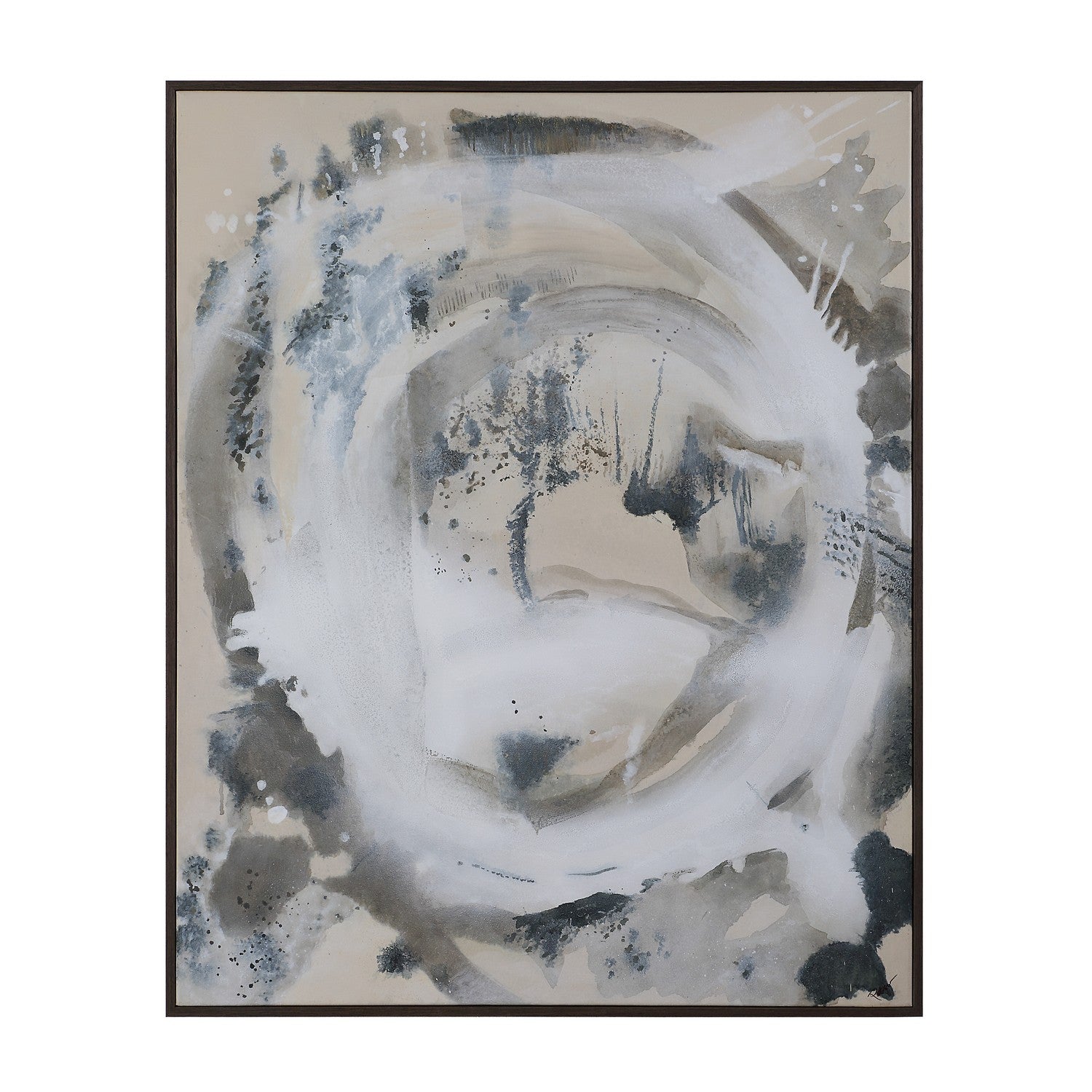 Ceiba Canvas Art in Black Oak