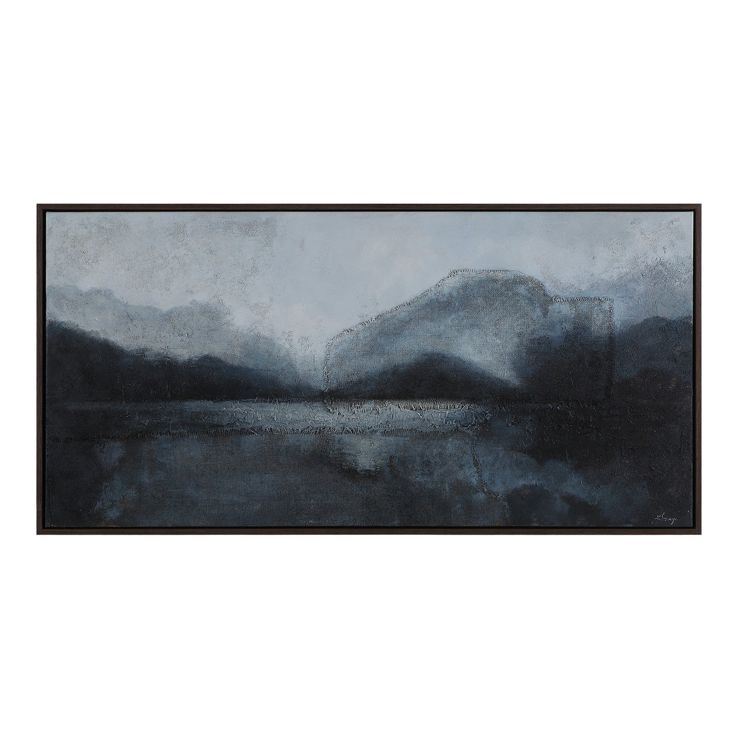 Atlanta Canvas Art in Black Oak