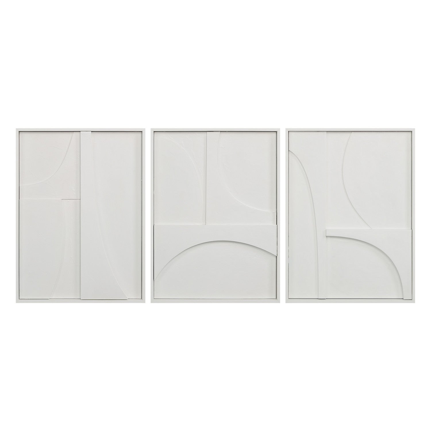 Marsh Wall Decor in Painted Matte White