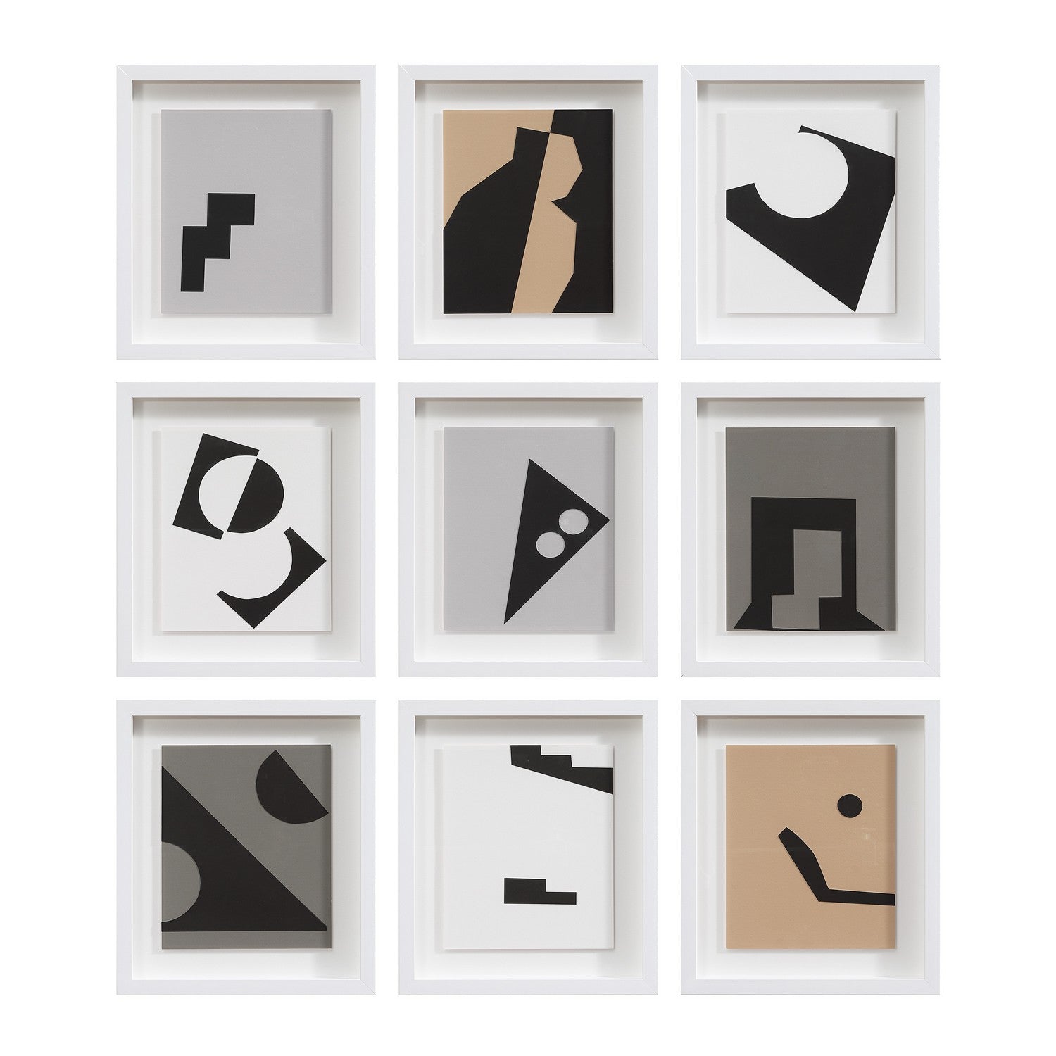 Ostra Wall Decor in Painted Matte White