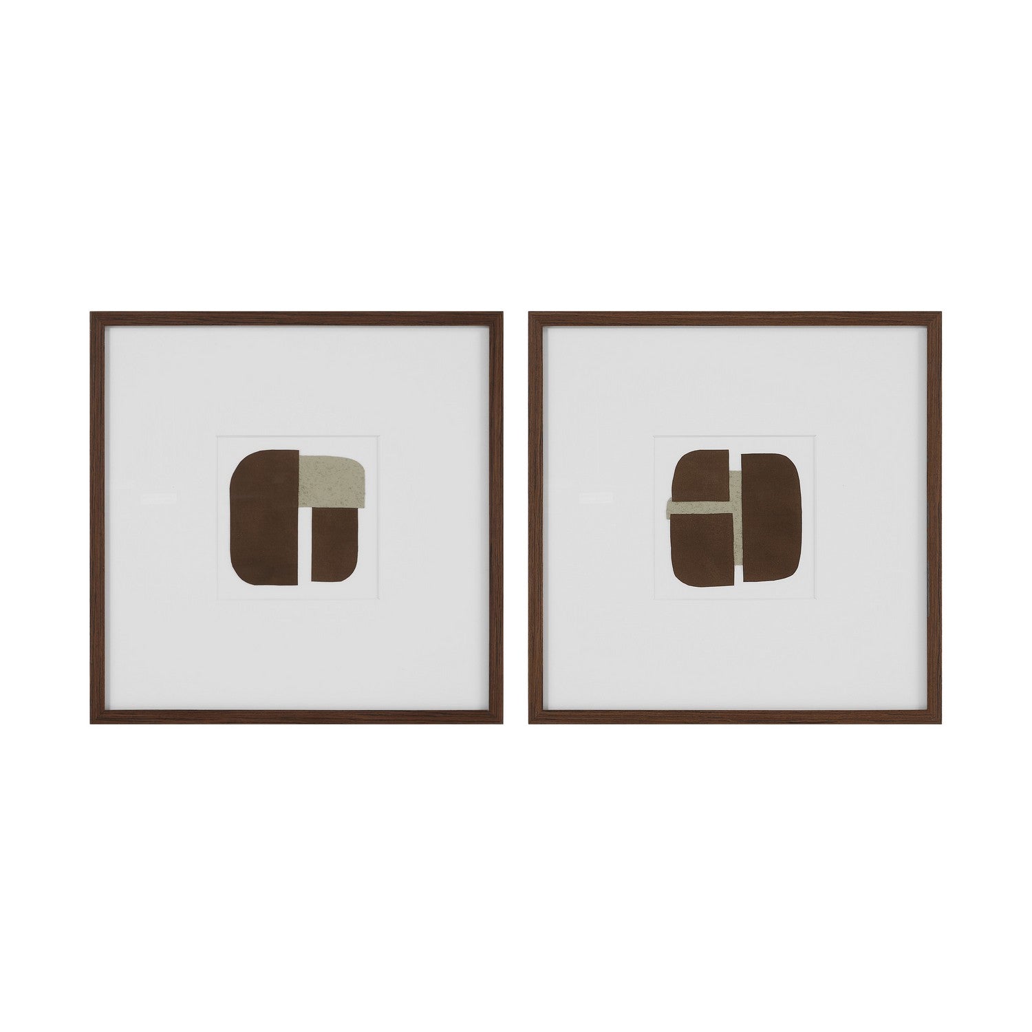 Edge Wall Art in Walnut
