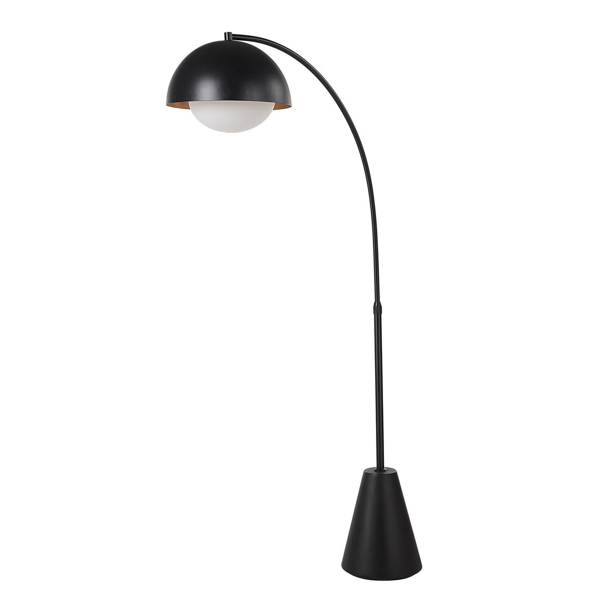 Lampadaire Cooke LED noir mat