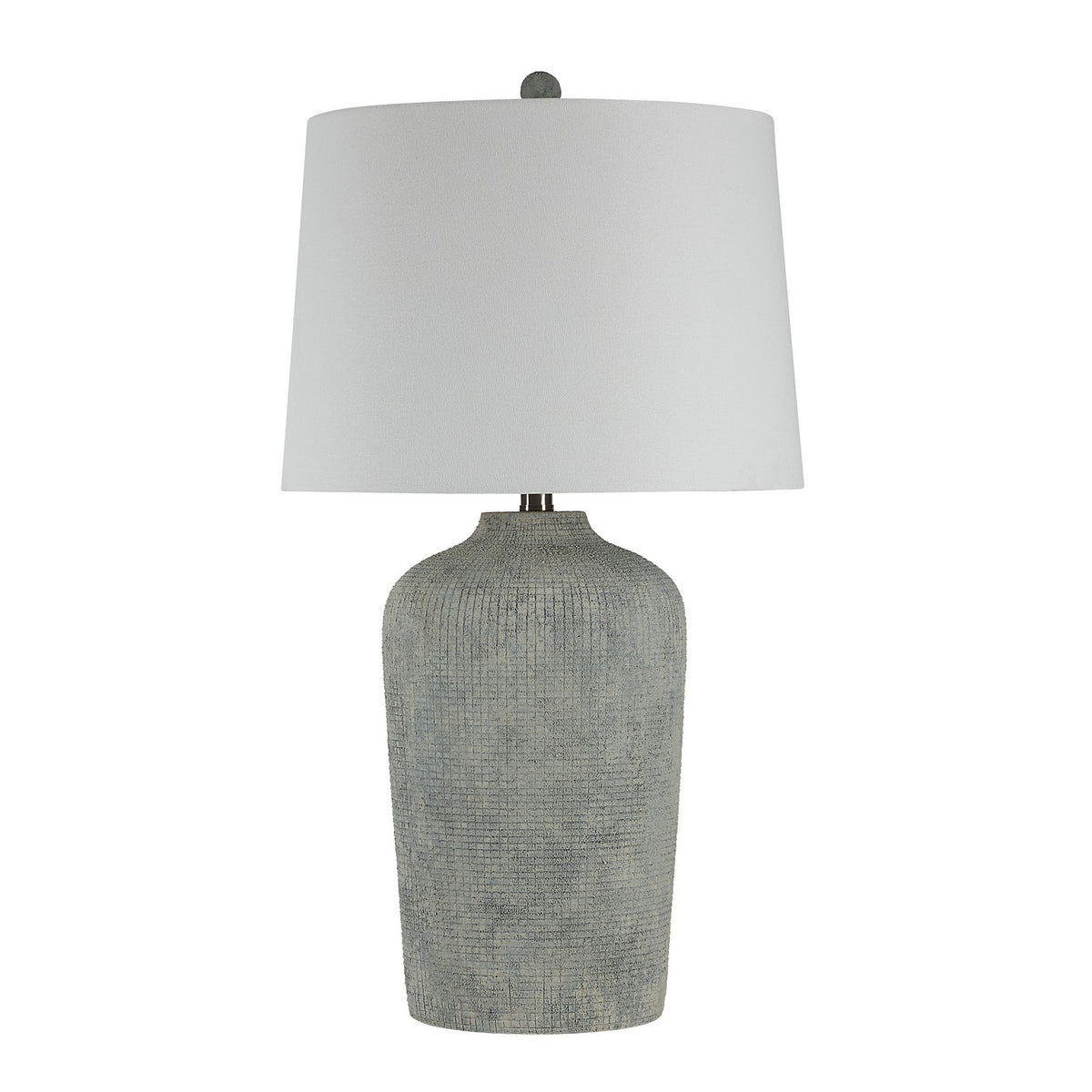 Aurelle Table Lamp in Grey Rock